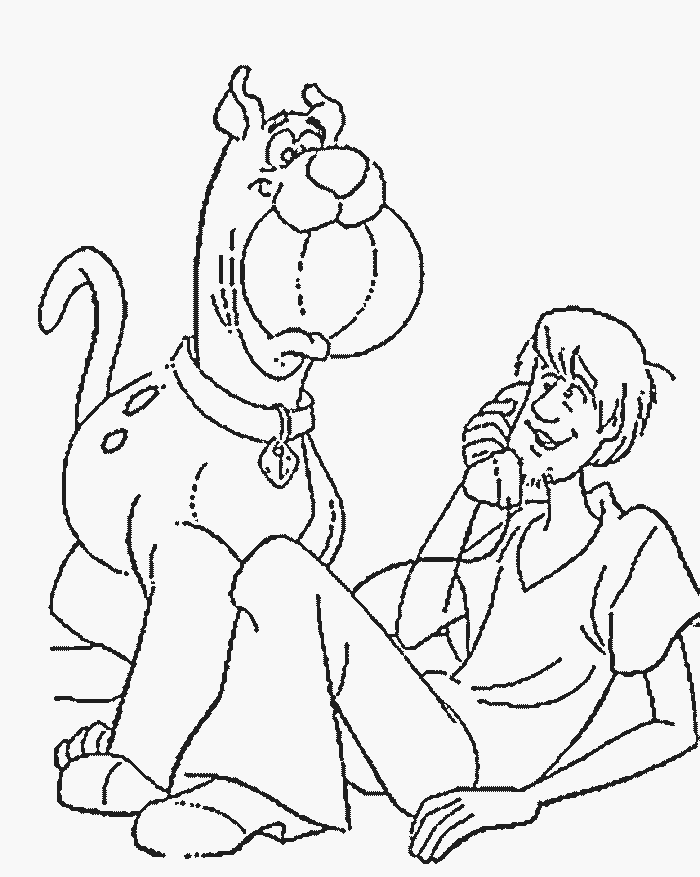 Scooby Doo kolorowanki